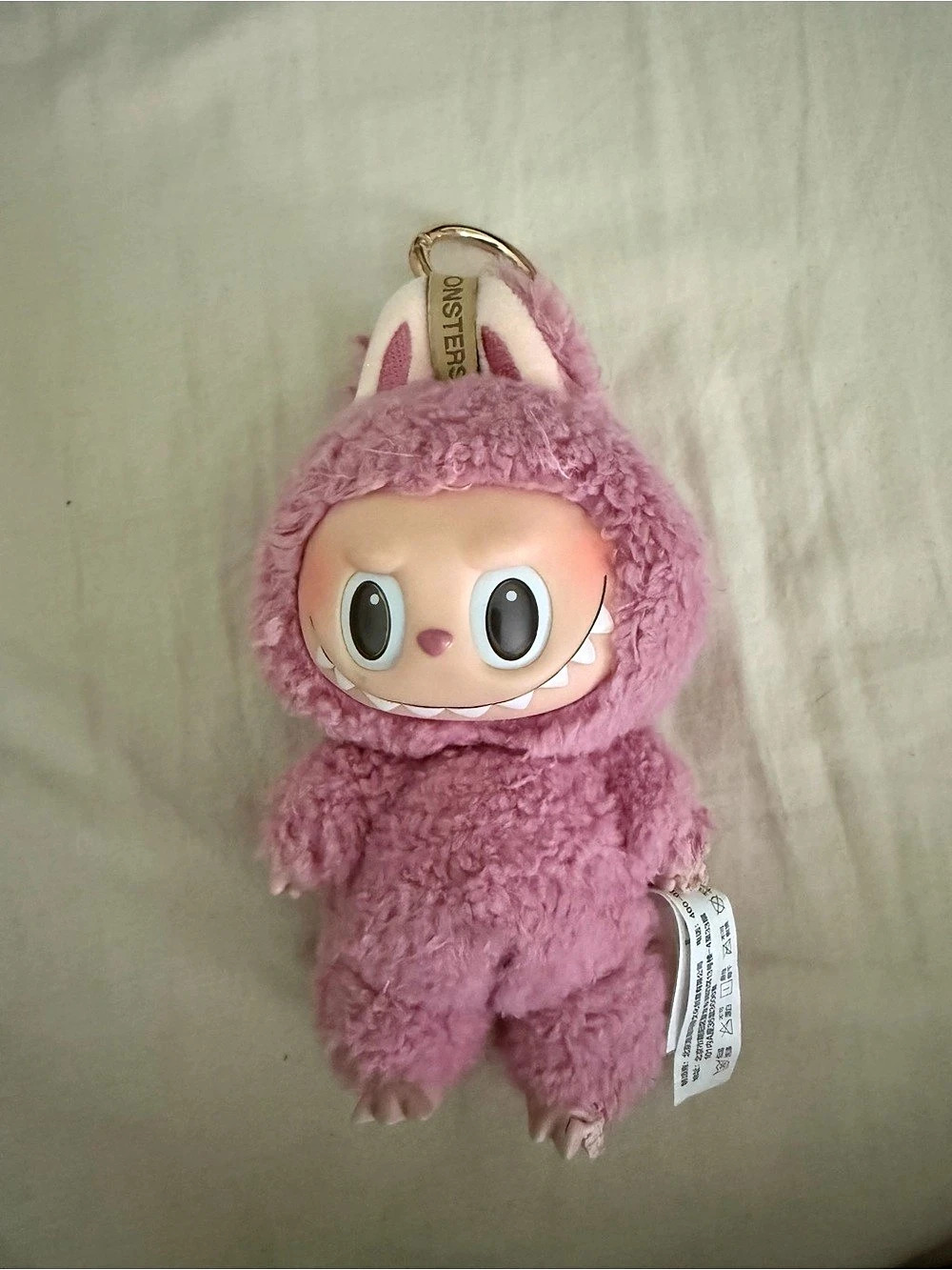 Pop Mart The Monsters Exciting Macaron Vinyl Plush Pendant - Lychee Berry Lychee